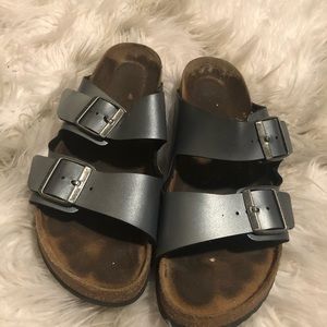 Gunmetal Birkenstock’s